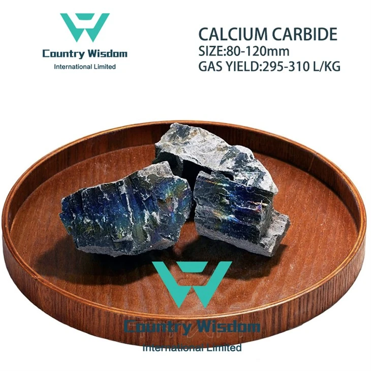 Cac2 CAS 75-20-7 80-120mm Calcium Carbide From China