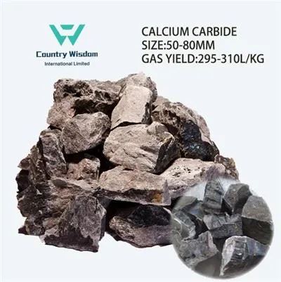 صنعتی گریڈ کیلشیم کاربائیڈ 50-80mm 295L/kg